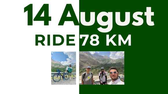 🇵🇰 78th Independence Day Cycling Event in Skardu – 78km Ride of Freedom 🚴♂️